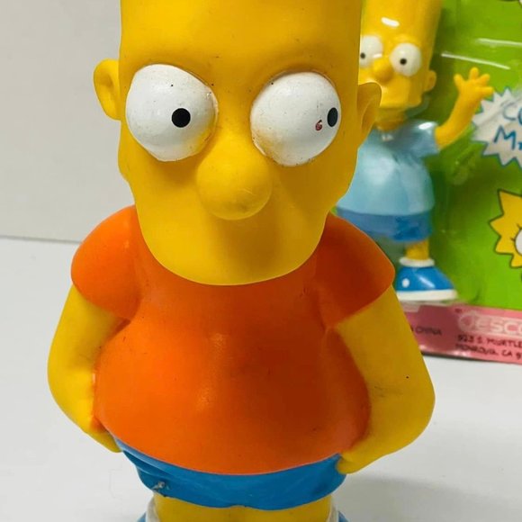 NEW The Simpsons Bart Simpson Jesco 1990 Bendable Figure Factory Sealed... - Picture 4 of 9